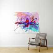 Ballerina Dans Eigenaar Cadeau | Schattig, Mooi Ve Wandkleed (In Situ (horizontaal))