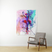 Ballerina Dans Eigenaar Cadeau | Schattig, Mooi Ve Wandkleed (In situ)