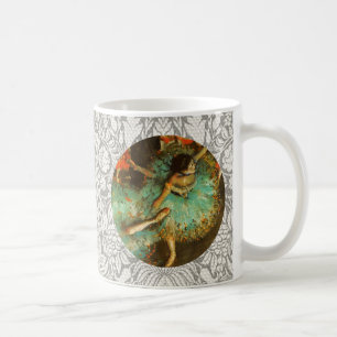 Ballerina Dans Groene Danser Edger Degas Schilderi Koffiemok