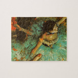 Ballerina Dans Groene Danser Edger Degas Schilderi Legpuzzel