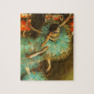Ballerina Dans Groene Danser Edger Degas Schilderi Legpuzzel