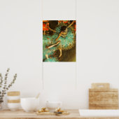 Ballerina Dans Groene Danser Edger Degas Schilderi Poster (Keuken)