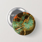 Ballerina Dans Groene Danser Edger Degas Schilderi Ronde Button 5,7 Cm (Voorkant /achterkant)