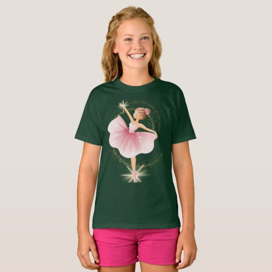Ballerina Dans T-Shirt (Voorkant volledig)