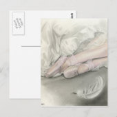 Ballerina dans van het zwandige Briefkaart (Voorkant / Achterkant)