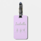 Ballerina Danser Bagage Label | Recital Verjaardag (Achterkant verticaal)