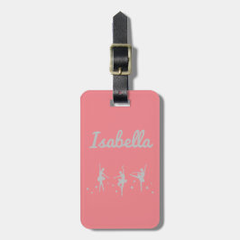 Ballerina Danser Bagage Label | Recital Verjaardag
