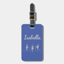 Ballerina Danser Bagage Label | Recital Verjaardag