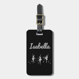 Ballerina Danser Bagage Label | Recital Verjaardag
