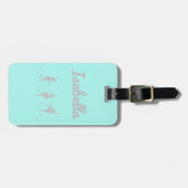 Ballerina Danser Bagage Label | Uitvoering Verjaar (Voorkant horizontaal)
