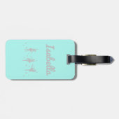 Ballerina Danser Bagage Label | Uitvoering Verjaar (Achterkant horizontaal)