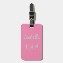 Ballerina Danser Bagage Label | Uitvoering Verjaar