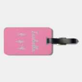 Ballerina Danser Bagage Label | Uitvoering Verjaar (Achterkant horizontaal)