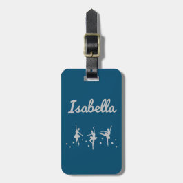 Ballerina Danser Bagage Label | Uitvoering Verjaar