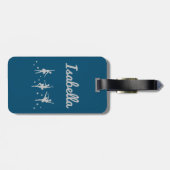 Ballerina Danser Bagage Label | Uitvoering Verjaar (Achterkant horizontaal)