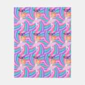 Ballerina danser fleece deken (Voorkant)