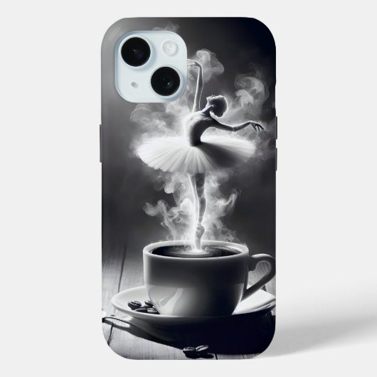 Ballerina danser in koffie Case-Mate iPhone case (Achterkant)