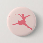 Ballerina danser ronde button 5,7 cm (Voorkant)