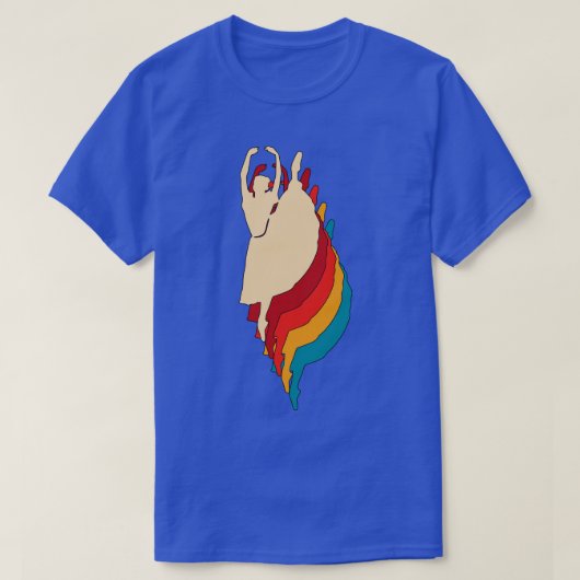 Ballerina danser t-shirt (Design voorkant)