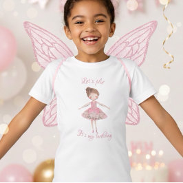 Ballerina Danser Verjaardagsfeest T-shirt