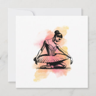 Ballerina danst in kleur