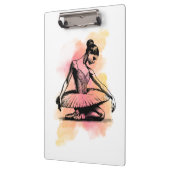Ballerina danst in kleur  klembord (Links)