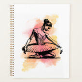 Ballerina danst in kleur planner (Voorkant)