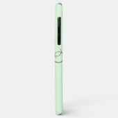 Ballerina danst met muziek groen Case-Mate iPhone case (Achterkant/links)