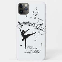 Ballerina danst met muzieknoten Case-Mate iPhone case