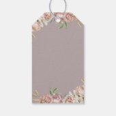 Ballerina dansverjaardag cadeaulabel (Achterkant)