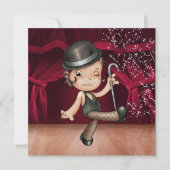 Ballerina - dansvoorstelling / cabaretfeest - S Kaart (Voorkant)