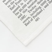 Ballerina Deer in Blue Fleece Deken (Hoek)