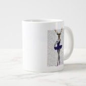 Ballerina Deer in Blue Grote Koffiekop (Voorkant rechts)