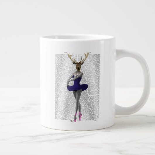 Ballerina Deer in Blue Grote Koffiekop (Rechts)