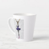Ballerina Deer in Blue Latte Mok (Linkerhoek)