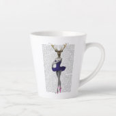 Ballerina Deer in Blue Latte Mok (Rechts)