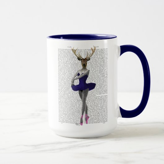 Ballerina Deer in Blue Mok (Rechts)