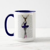 Ballerina Deer in Blue Mok (Links)