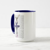 Ballerina Deer in Blue Mok (Voorkant links)