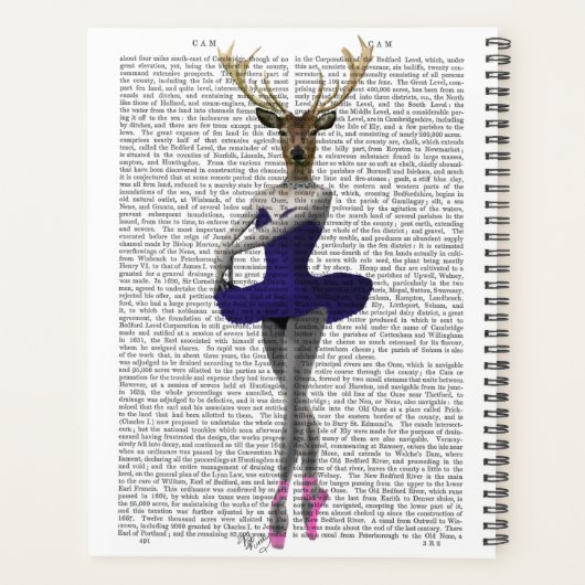 Ballerina Deer in Blue Planner (Achterkant)