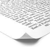 Ballerina Deer in Blue Poster (Hoek)