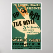 Ballerina & Devil 1938 WPA Poster (Voorkant)