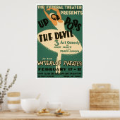 Ballerina & Devil 1938 WPA Poster (Keuken)