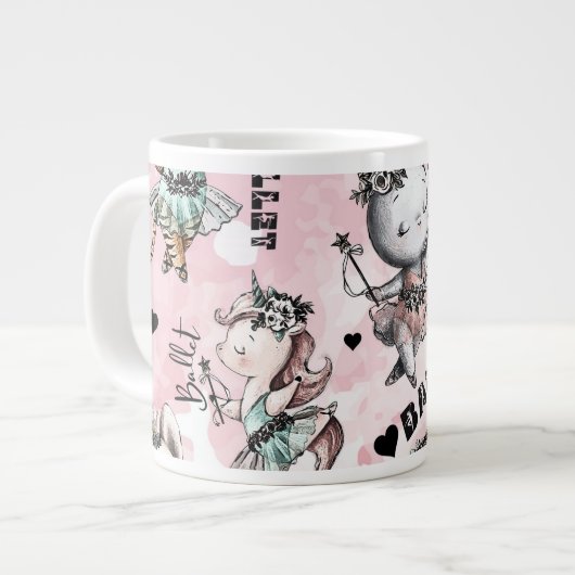 Ballerina dieren grote koffiekop (Links)