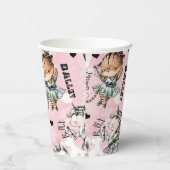 Ballerina dieren papieren bekers (Rechts)