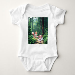 Ballerina dieren romper