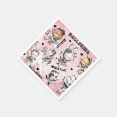 Ballerina dieren servet (Hoek)