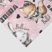 Ballerina dieren tissuepapier (Detail)