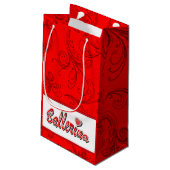 Ballerina Doll | Ballet | Rood | Personaliseren Klein Cadeauzakje (Achterkant Gekanteld)