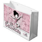 Ballerina Doll | Roze Tourmaline | Personaliseren Groot Cadeauzakje (Voorkant Gekanteld)
